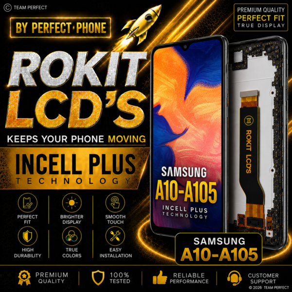 Samsung-A10-A105-INCELL-ROKIT-LCD-With-Frame
