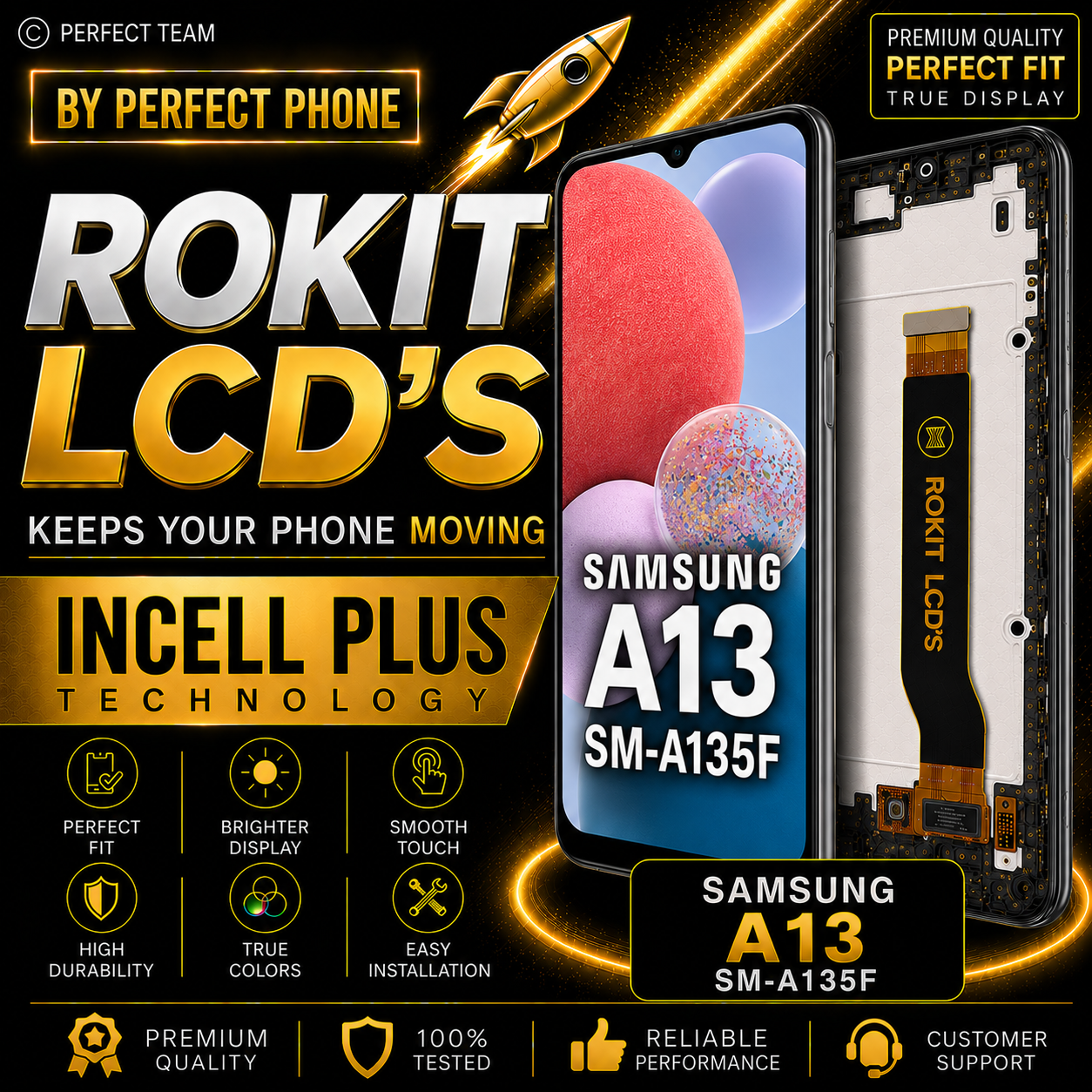Samsung-A13-A135F-INCELL-ROKIT-LCD-With-Frame Samsung-A13-A135F-INCELL-ROKIT-LCD-With-Frame