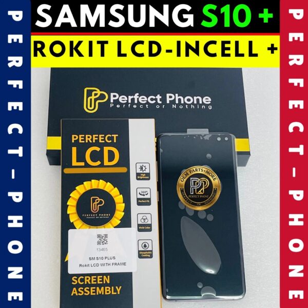 Samsung-S10-Plus-G975F-INCELL-ROKIT-LCD-Screen-Replacement-With-Frame