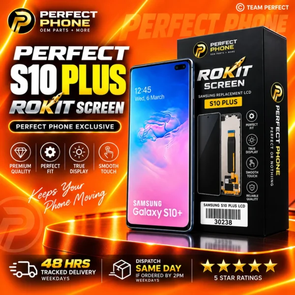 Samsung S10 Plus G975F LCD With Frame - Perfect Phone