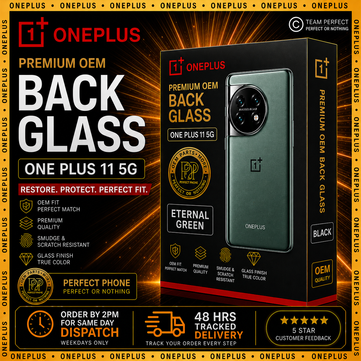 OnePlus-11-Back-Glass-OEM-Fit-Green OnePlus-11-Back-Glass-OEM-Fit-Green