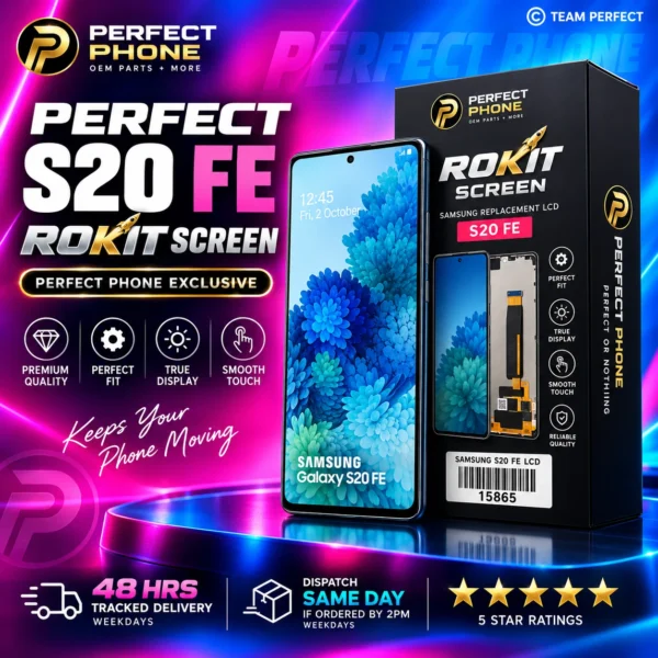 Samsung Galaxy S20 FE Incell Rokit LCD With Frame - Perfect Phone