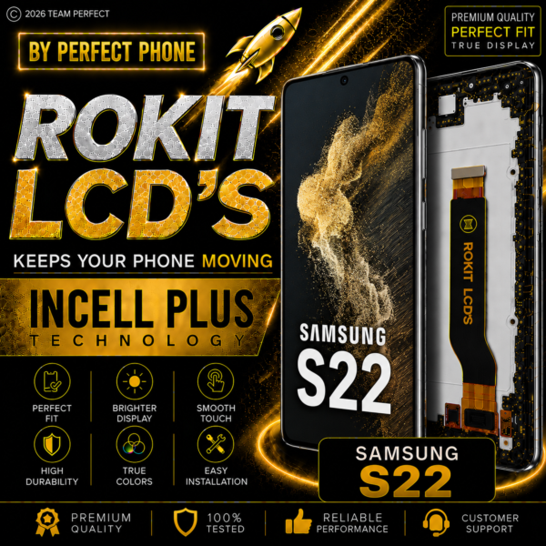 Samsung S22 LCD Screen Replacement Incell With Frame - Perfect Phone