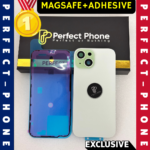 iPhone 15 Plus Replacement Rear Back Glass With Camera Lens- Brackets-Magnets