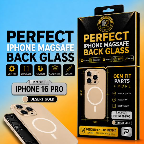 iPhone-16-Pro-Back-Glass-With-Magsafe-Magnets-Desert Gold
