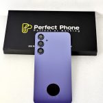 SAMSUNG S23 FE SM-S711 BACK GLASS COVER WITH ADHESIVE REPLACEMENT-PURPLE