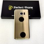 SAMSUNG S7 EDGE BACK GLASS BATTERY COVER GOLD