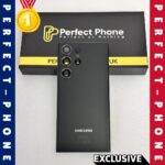 Samsung S23 Ultra S918 OEM Rear Back Glass Cover Black - Perfect Phone