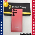 Samsung S23 Ultra S918 OEM Rear Back Glass Cover Red - Perfect Phone