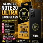 Samsung Note 20 Ultra Back Glass OEM Fit Black - Perfect Phone