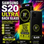 Samsung Galaxy S20 Ultra G988 Rear Back Glass Cover Black - Perfect Phone