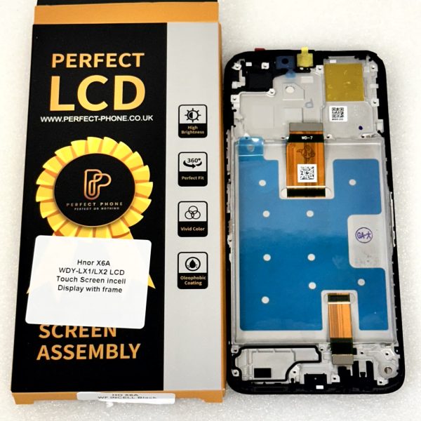 Honor X6A WDY-LX1-LX2 Replacement INCELL LCD Screen Display with Frame-black