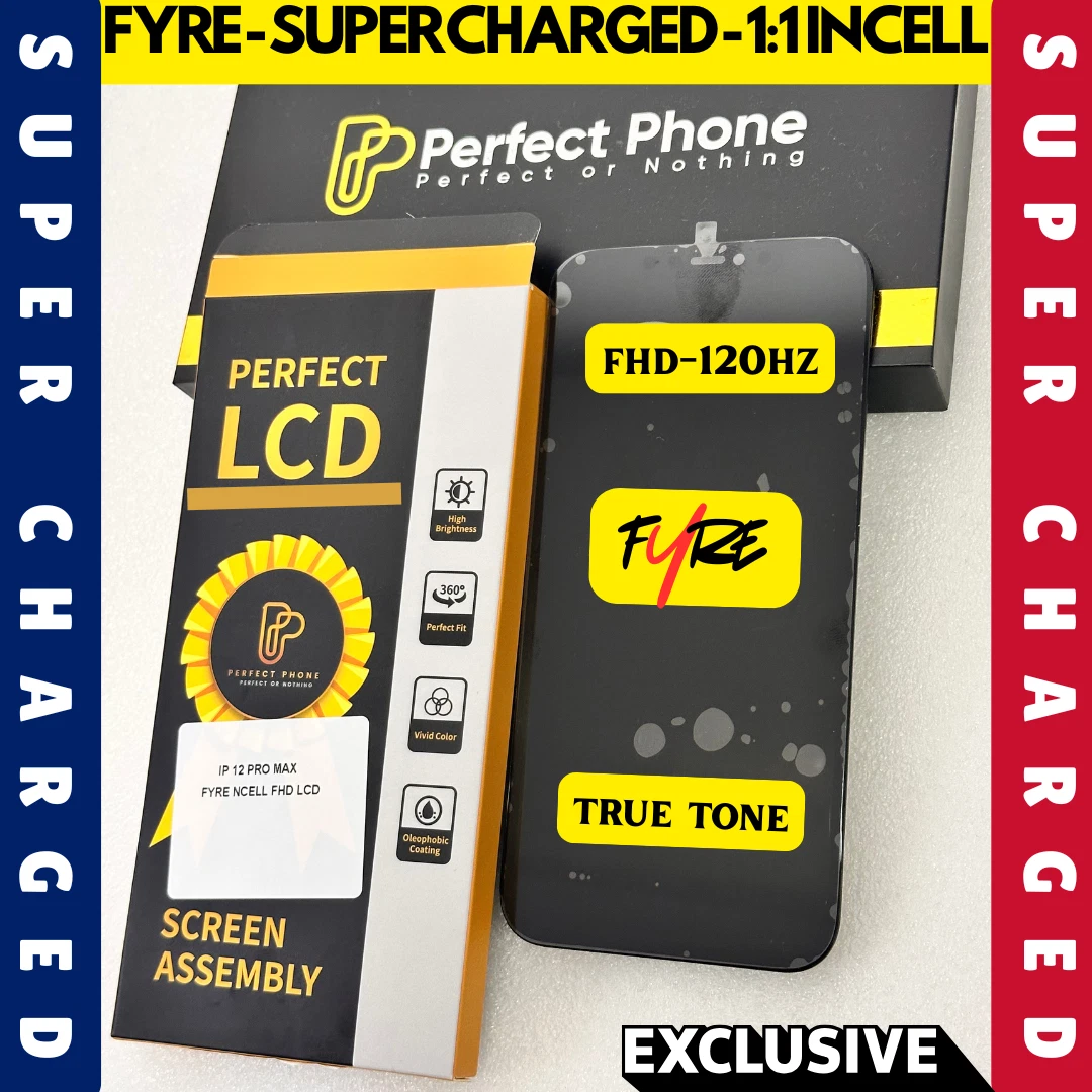 iPhone 12 pro Max lcd screen Replacement-Fyre-Super Charged FHD Incell iPhone 12 pro Max lcd screen Replacement-Fyre-Super Charged FHD Incell