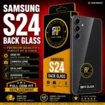 Samsung Galaxy S24 Back Glass OEM Fit Black - Perfect Phone