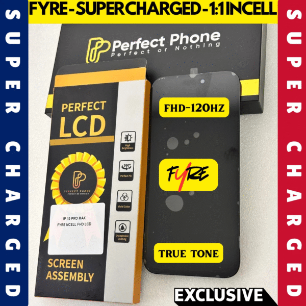 iPhone 15 Pro Max LCD Screen Replacement-Fyre-Super Charged FHD Incell