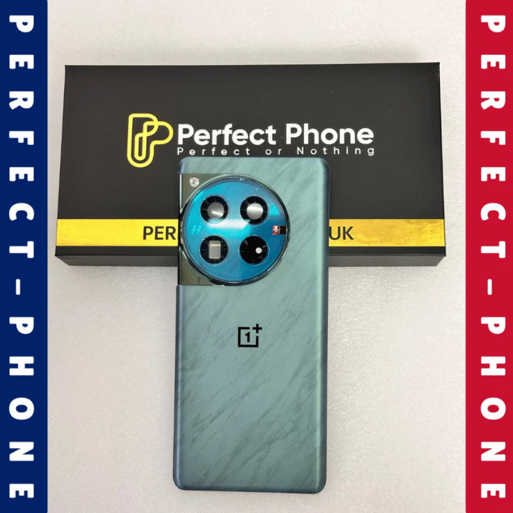 OnePlus 12 OEM Back Glass Replacement Battery Cover With Camera Lens-Flowy Emerald