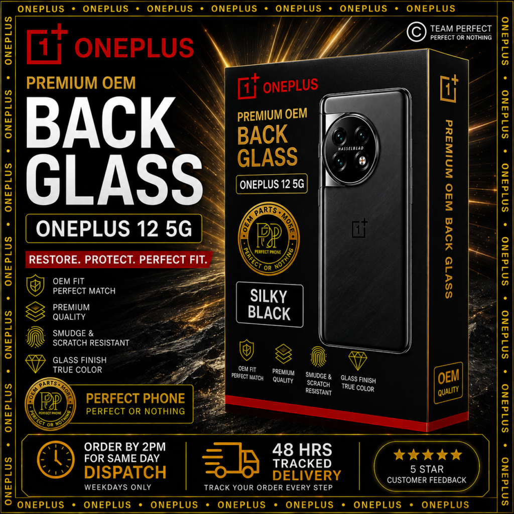 Oneplus-12-Back-Glass-OEM-Fit-Silky Black
