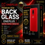 OnePlus 7 OEM Back Glass Replacement Battery Cover With Camera Lens Red - Perfect Phone
