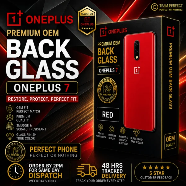 Oneplus-7-Back-Glass-OEM-Fit-Red