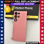 Samsung Galaxy S25 Ultra Back Glass Camera Lens OEM Fit With Adhesive Red - Perfect Phone