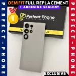 Samsung Galaxy S25 Ultra Back Glass Camera Lens OEM Fit With Adhesive Grey - Perfect Phone