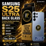 Samsung Galaxy S25 Ultra Back Glass Camera Lens OEM Fit With Adhesive Silver - Perfect Phone