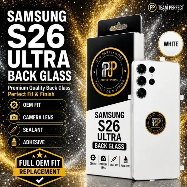 Samsung-S26-Ultra-Back-Glass-OEM-FIT-With-Adhesive-White
