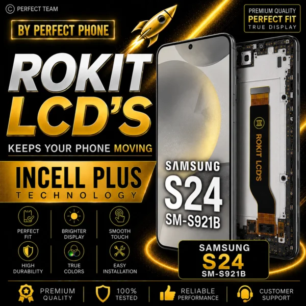 Samsung S24 Incell Rokit LCD With Frame - Perfect Phone