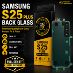 Samsung S25 Plus Back Glass OEM Fit Rear Cover Replacement With Adhesive Back - Perfect Phone