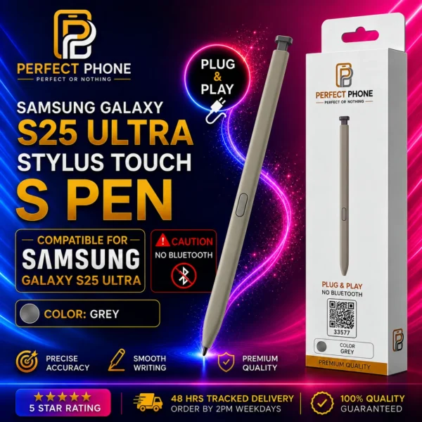 Samsung-Galaxy-S25-Ultra-Stylus-Touch-S Pen-Grey