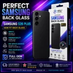 Samsung Galaxy S26 Plus OEM Back Glass Battery Cover With Camera Lens Black - Perfect Phone