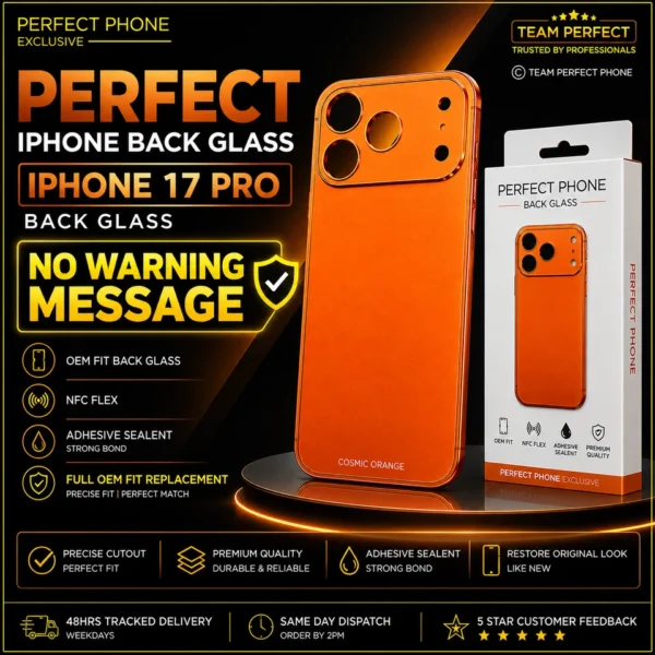 iPhone-17-Pro-Back-Glass-With-NFC-OEM-Fit-Cosmic Orange
