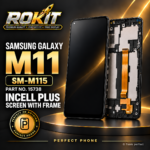 Samsung Galaxy M11 Incell LCD Screen Replacement with Frame – ROKIT (SM-M115)