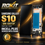 Samsung Galaxy S10 Incell LCD Screen Replacement with Frame – ROKIT (SM-G973F)