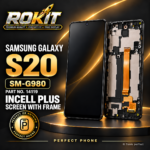 Samsung Galaxy S20 Incell LCD Screen Replacement with Frame – ROKIT (SM-G980)