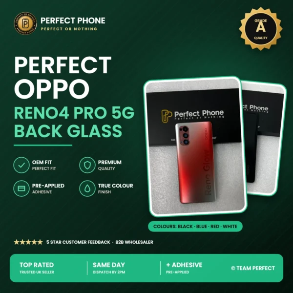 Oppo Reno4 Pro 5G back glass